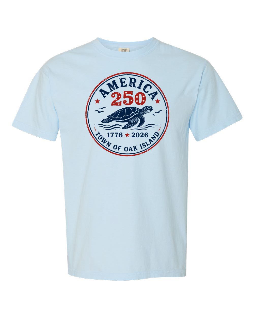 OKI 250th Turtle Comfort Color Unisex Garment-Dyed Heavyweight T-Shirt - 1717