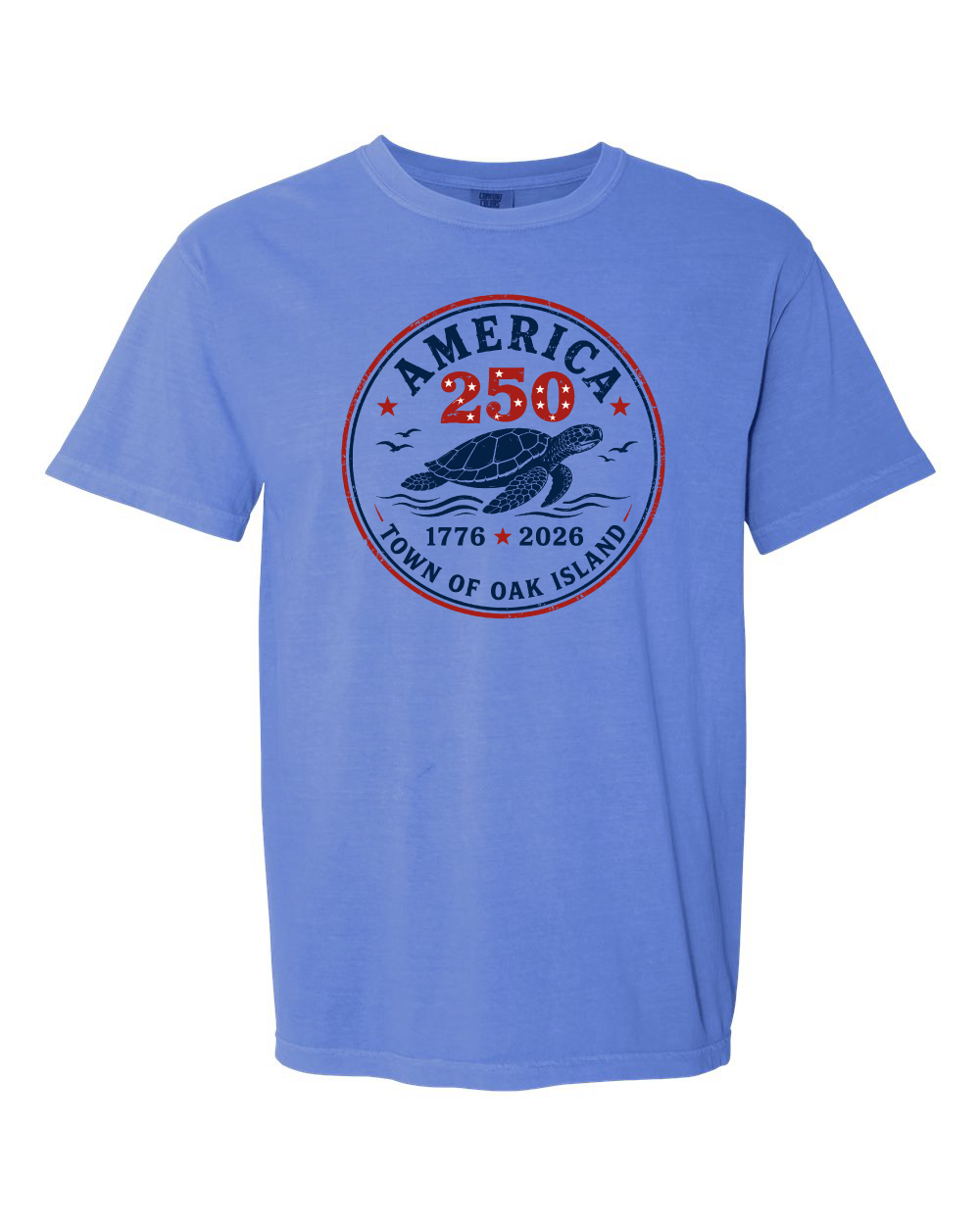 OKI 250th Turtle Comfort Color Unisex Garment-Dyed Heavyweight T-Shirt - 1717