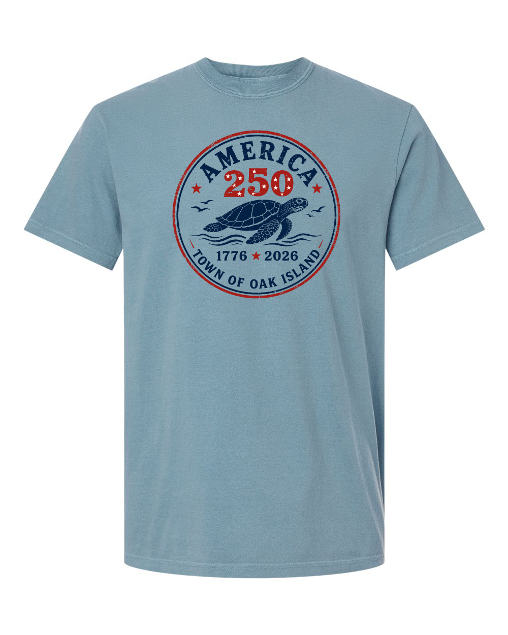 OKI 250th Turtle Comfort Color Unisex Garment-Dyed Heavyweight T-Shirt - 1717