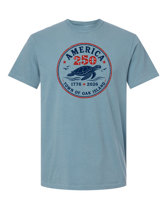 OKI 250th Turtle Comfort Color YOUTH Garment-Dyed Heavyweight T-Shirt - 9018