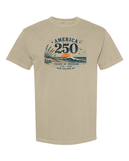 OKI Vintage 250th Comfort Color Unisex Garment-Dyed Heavyweight T-Shirt - 1717