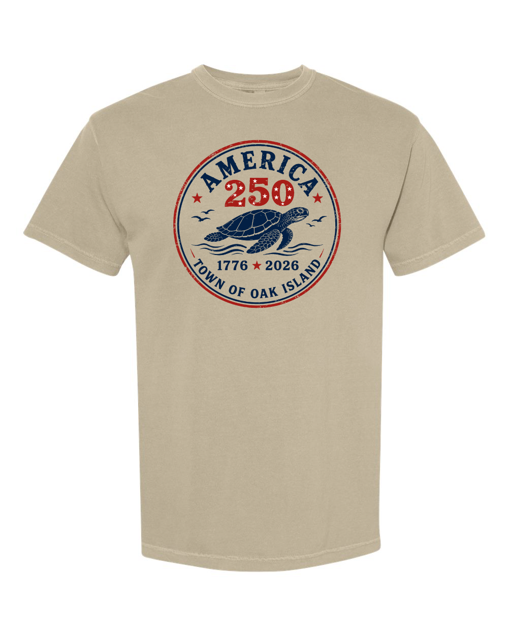 OKI 250th Turtle Comfort Color Unisex Garment-Dyed Heavyweight T-Shirt - 1717