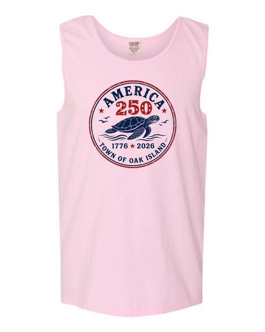 OKI 250th Turtle Comfort Colors Unisex Garment-Dyed Heavyweight Tank Top - 9360