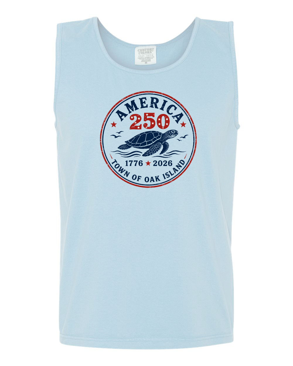 OKI 250th Turtle Comfort Colors Unisex Garment-Dyed Heavyweight Tank Top - 9360