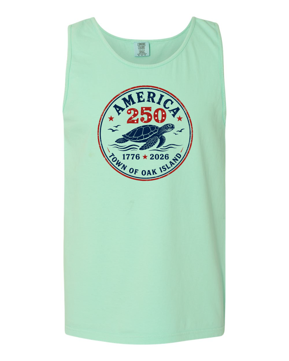 OKI 250th Turtle Comfort Colors Unisex Garment-Dyed Heavyweight Tank Top - 9360