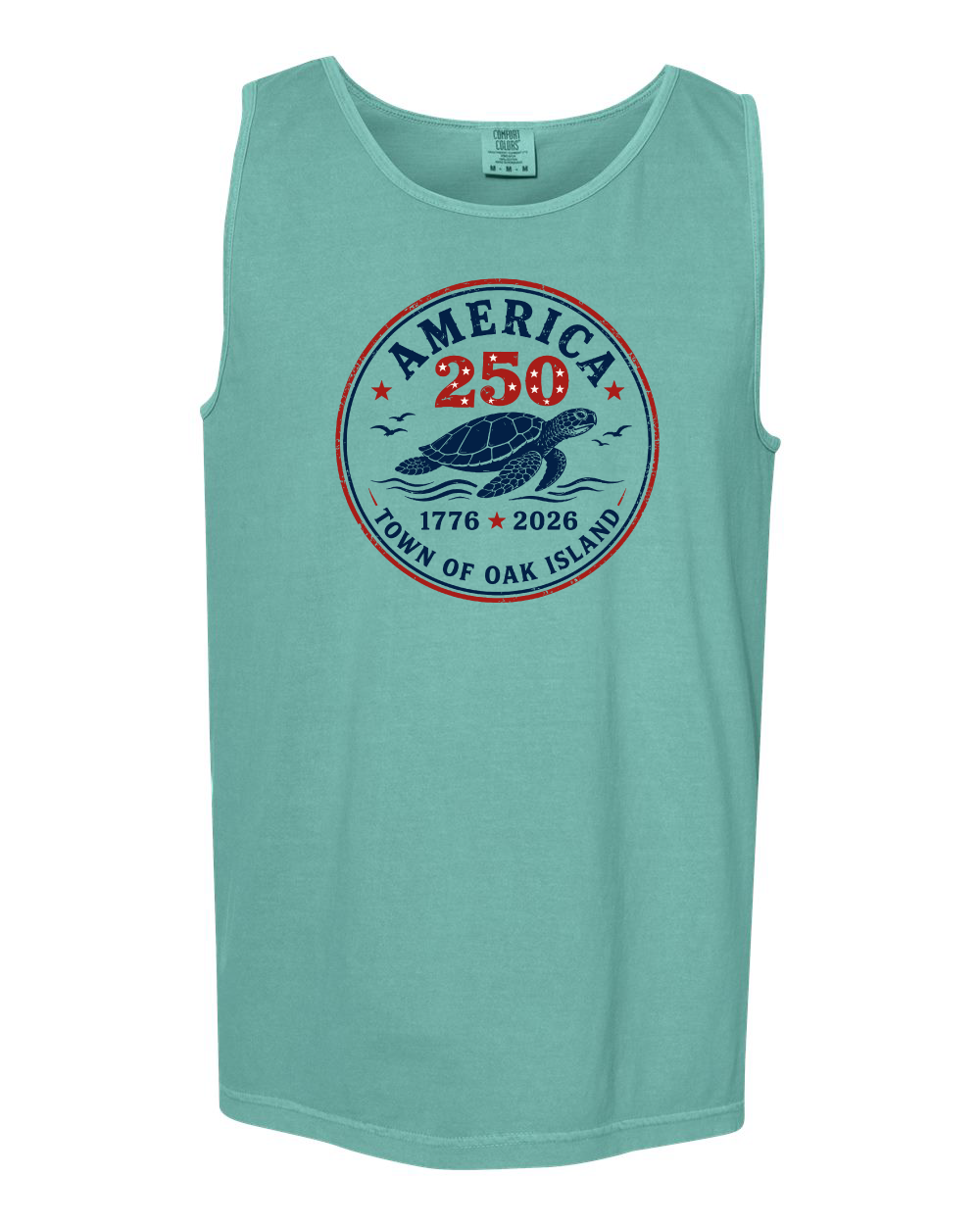 OKI 250th Turtle Comfort Colors Unisex Garment-Dyed Heavyweight Tank Top - 9360
