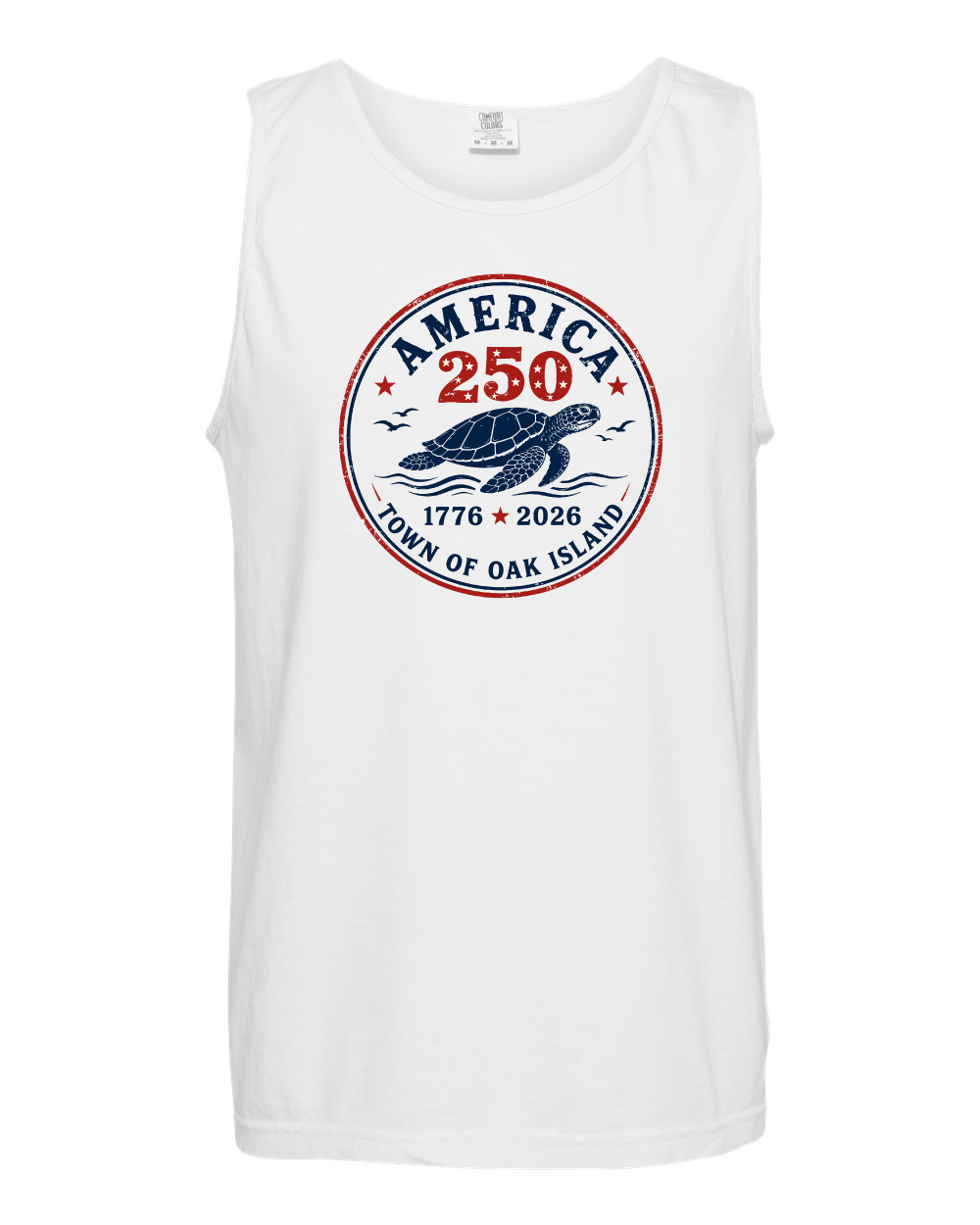 OKI 250th Turtle Comfort Colors Unisex Garment-Dyed Heavyweight Tank Top - 9360