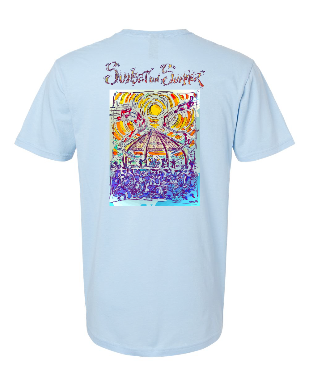 Sunset on Summer 2025 Unisex Softstyle® T-Shirt - #64000