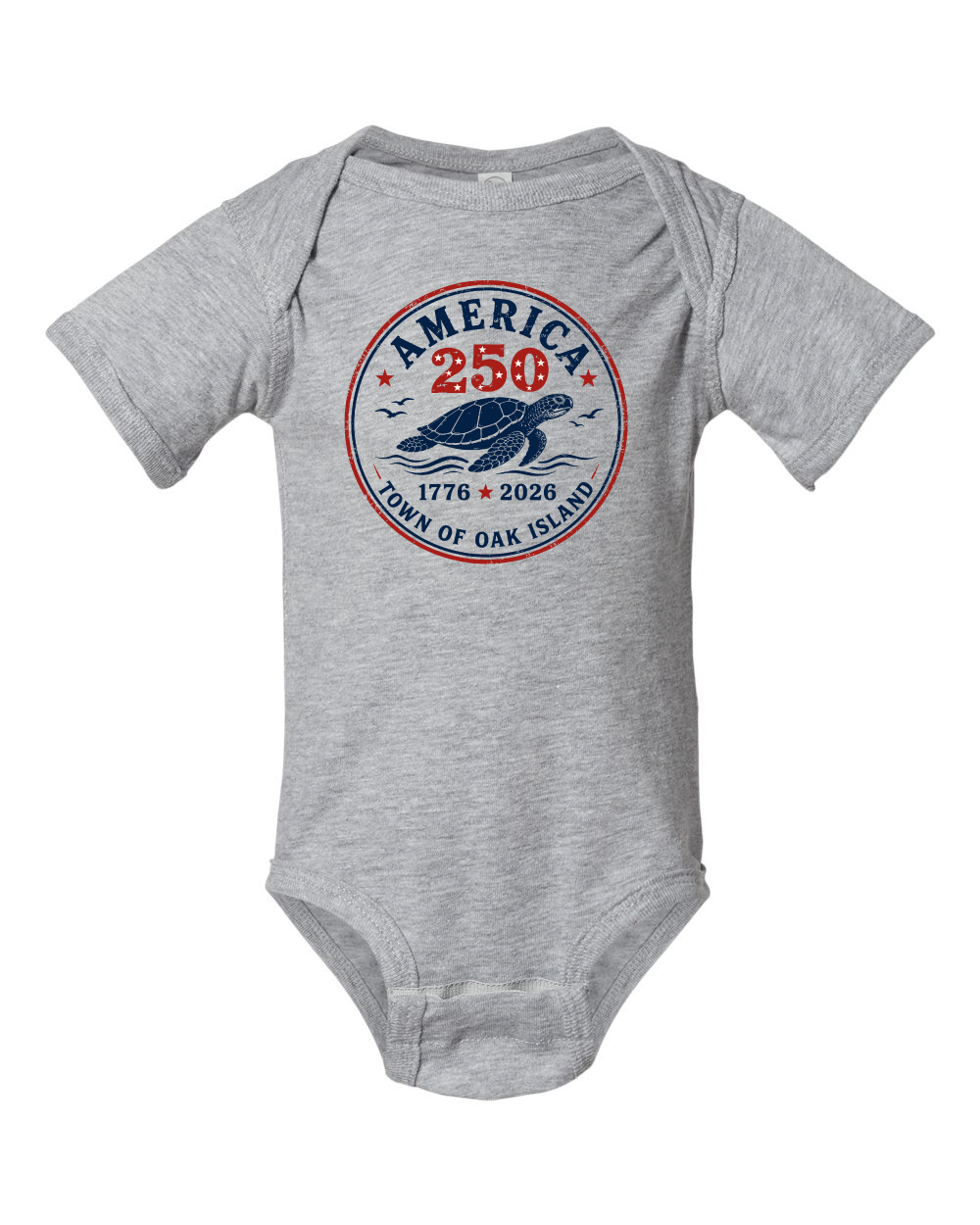OKI Turtle 250th INFANT Fine Jersey Bodysuit - 4424
