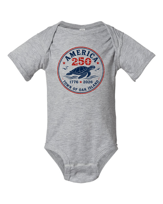 OKI Turtle 250th INFANT Fine Jersey Bodysuit - 4424