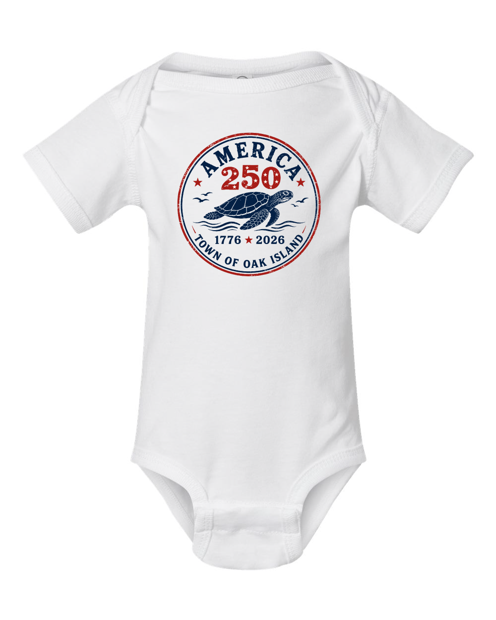 OKI Turtle 250th INFANT Fine Jersey Bodysuit - 4424